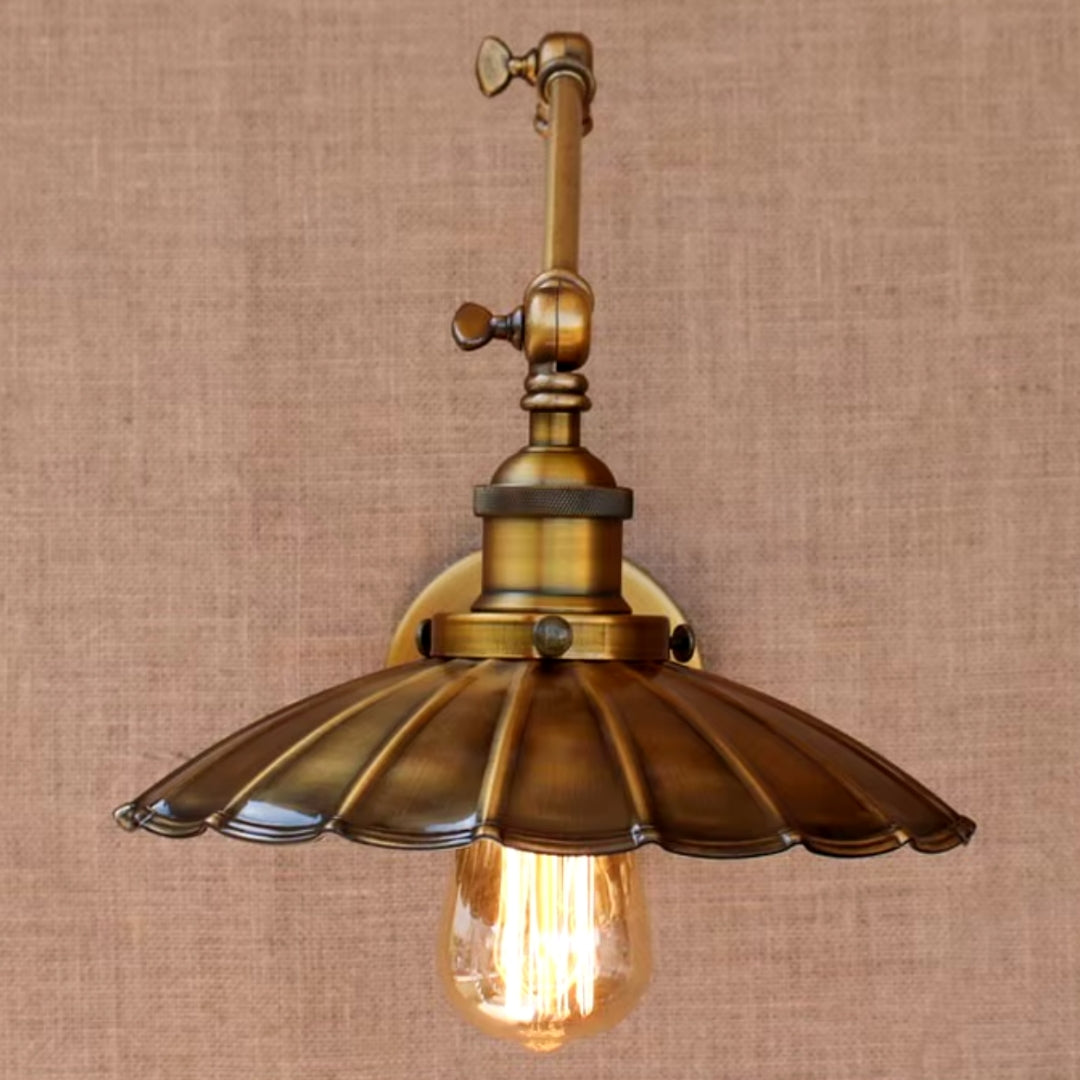 contemporary swing arm wall sconce for office, providing clean, modern lines for task lighting