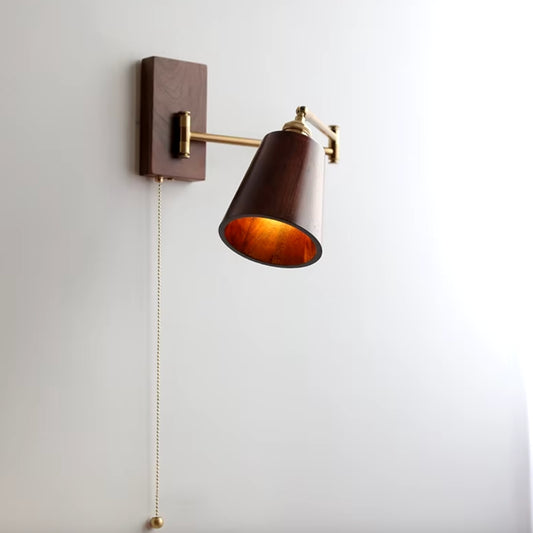 Swing arm sconce lighting for kitchen, bath, bedroom, office