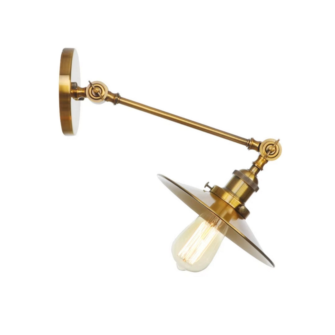 swing arm wall sconce, perfect for accent lighting in dining room or creating an elegant atmosphere