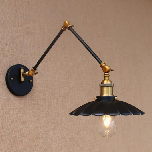 swing arm wall sconce for office, perfect for reading light and focused task lighting