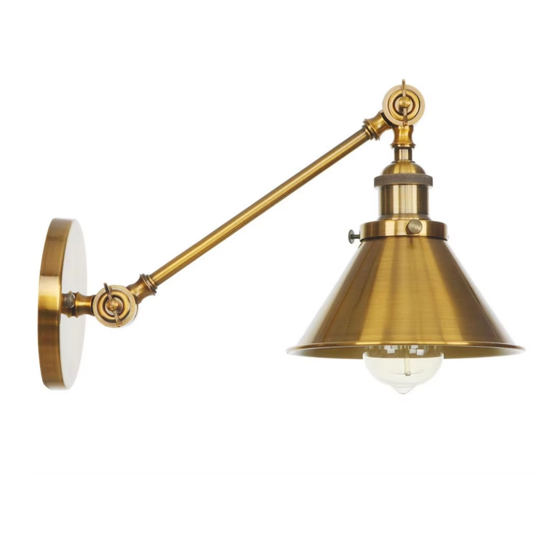 versatile swing arm wall sconce for bedroom, perfect for reading or bedside lighting